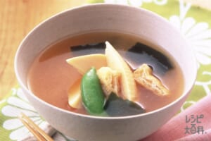 だししみ 若竹のみそしる