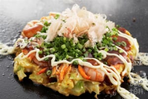 海鮮デラックスお好み焼き