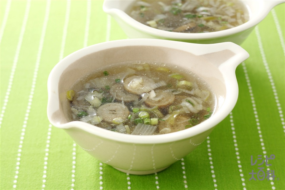 ごぼうのスープ(ごぼう+ねぎを使ったレシピ)