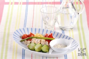 カラフル野菜と鶏肉のグリル