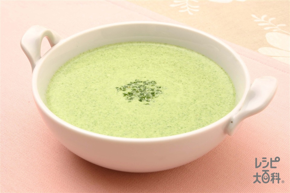 ほうれん草のポタージュスープ(ほうれん草+生クリームを使ったレシピ)