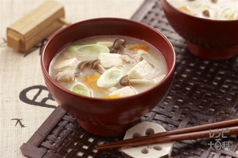 蓮根すり流し五目汁のレシピ 作り方 レシピ大百科 レシピ 料理 味の素パーク 鶏もも肉や木綿豆腐を使った料理 蓮根すり流し五目汁のレシピ 作り方 レシピ大百科 レシピ 料理 味の素パーク 鶏もも肉や木綿豆腐を使った料理