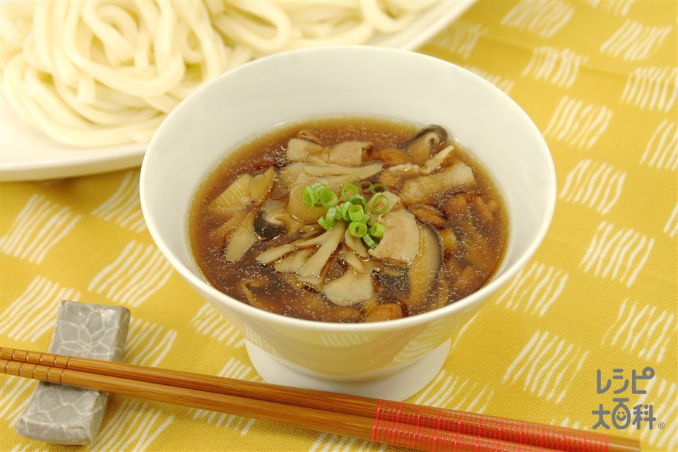 きのこつけ麺のレシピ 作り方 レシピ大百科 レシピ 料理 味の素パーク ゆでうどんやなめこを使った料理