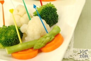 彩り野菜のピンチョス２種の「コクうま」ソース