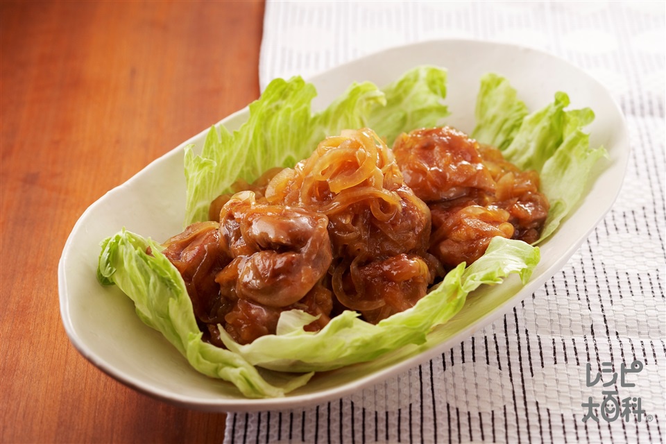 鶏肉とたまねぎのだしうま煮(鶏もも肉+玉ねぎを使ったレシピ)