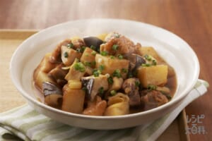 長いもと鶏肉のだしうま煮