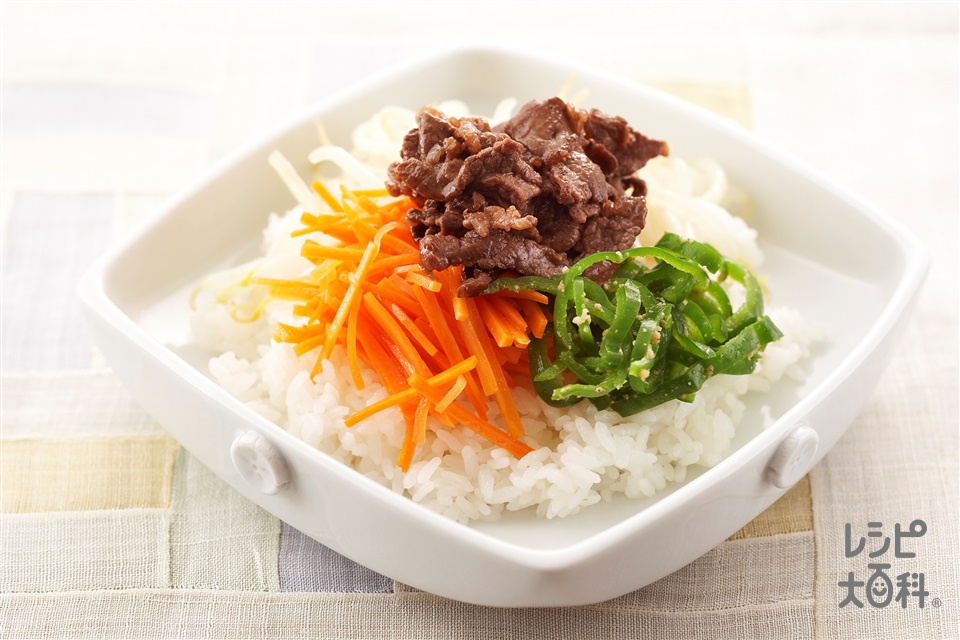 4色ビビンバのレシピ 作り方 味の素パーク の料理 レシピサイト レシピ大百科 もやしや温かいご飯を使った料理 4色ビビンバのレシピ 作り方 味の素パーク の料理 レシピサイト レシピ大百科 もやしや温かいご飯を使った料理