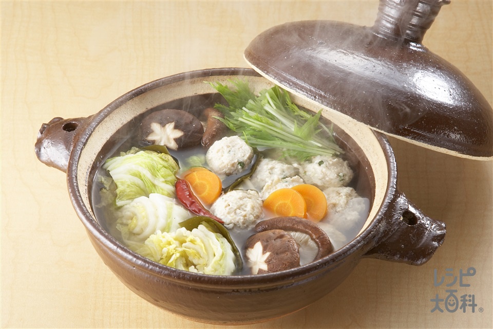 白菜鍋(白菜の塩漬け+鶏ひき肉を使ったレシピ)