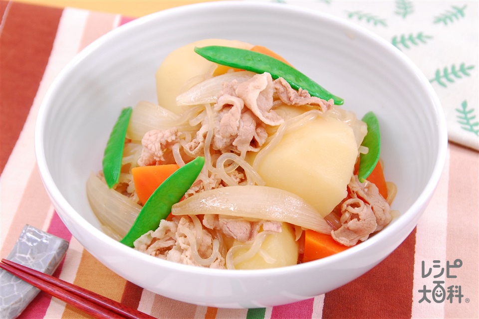 肉じゃが(じゃがいも+糸こんにゃくを使ったレシピ)