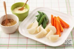 温野菜サラダ　アンチョビガーリック＆チーズマヨソース