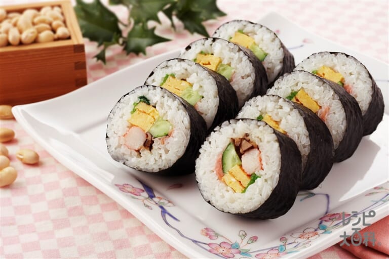 太巻き寿司のレシピ 作り方 レシピ大百科 レシピ 料理 味の素パーク 米や卵を使った料理