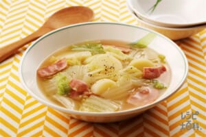 白菜の簡単スープ煮