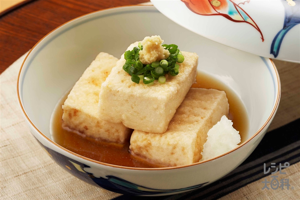 カリっと ふわふわ揚げ出し豆腐のレシピ 作り方 味の素パーク の料理 レシピサイト レシピ大百科 木綿豆腐や大根おろしを使った料理