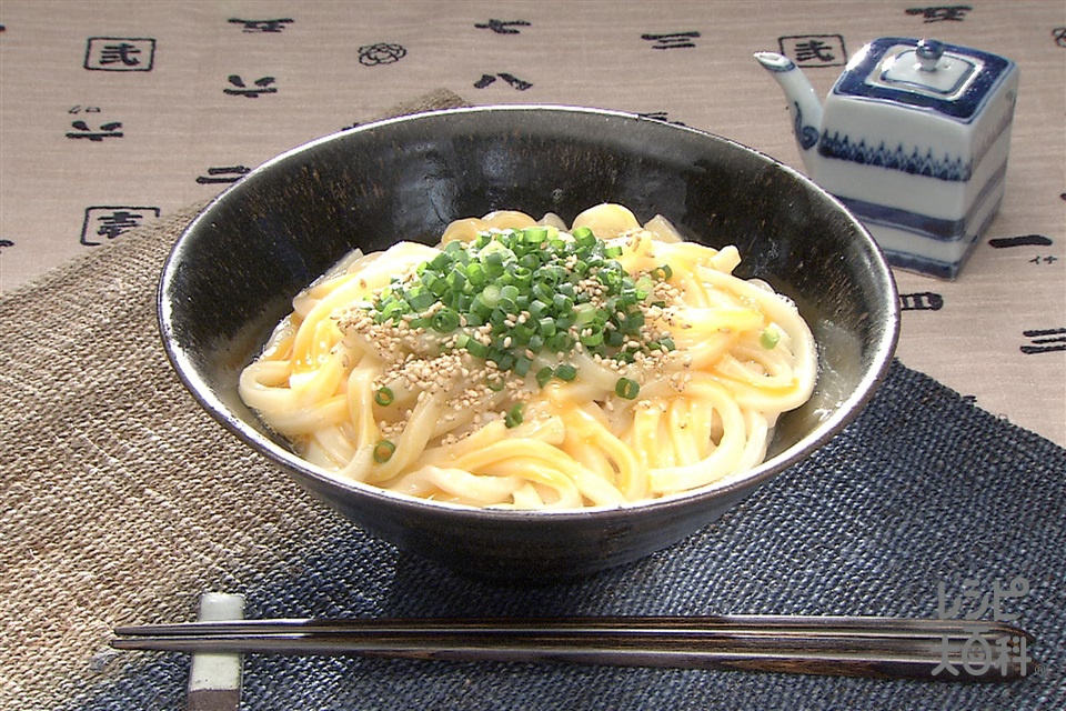 ほんだし 釜揚げうどんのレシピ 作り方 レシピ大百科 レシピ 料理 味の素パーク ゆでうどんや卵を使った料理