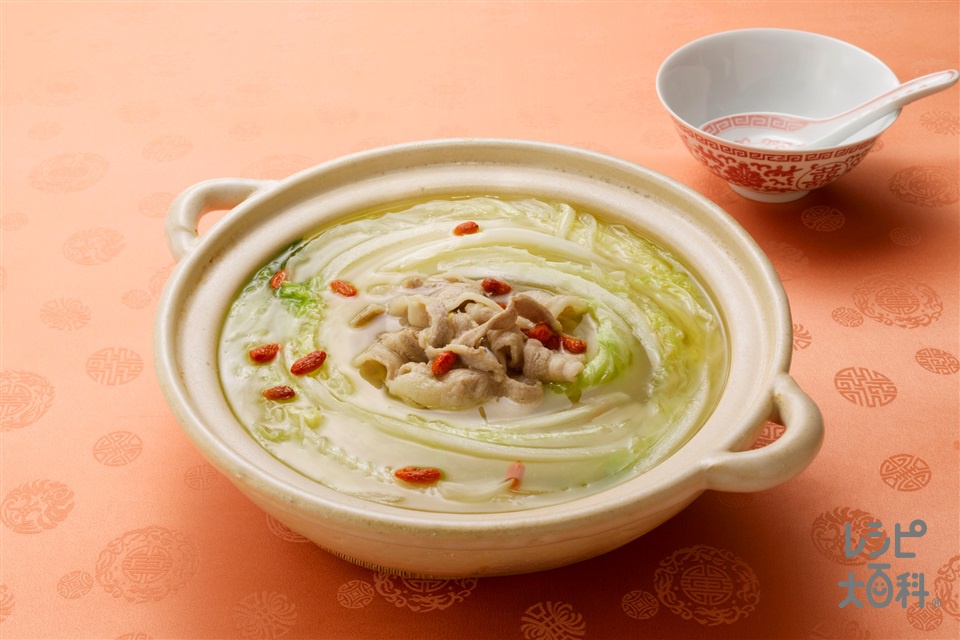 白菜鍋(白菜+豚バラ薄切り肉を使ったレシピ)