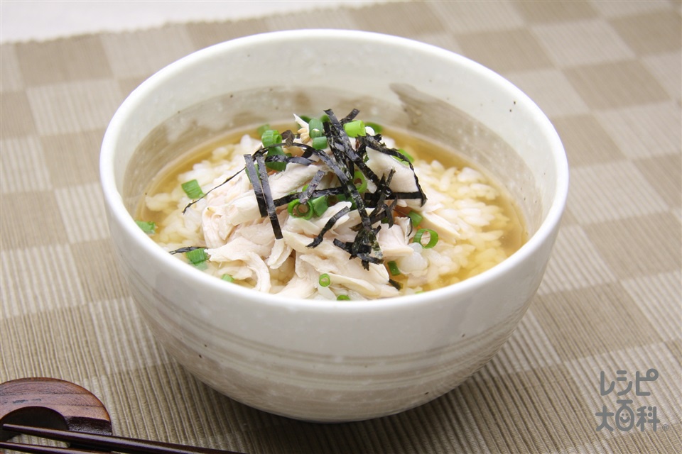 鶏ささみ茶漬け(ご飯+鶏ささ身を使ったレシピ)