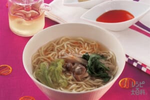シメのラーメン 酢・こしょう・ラー油でサンラータン風味