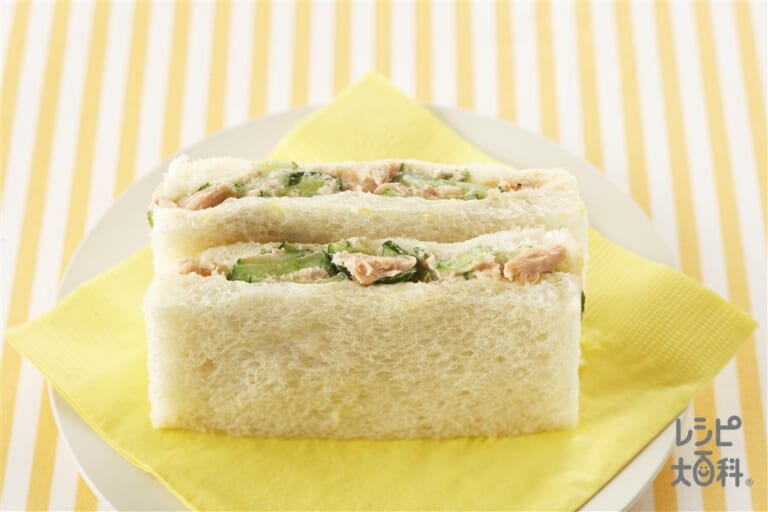 ツナきゅうりサンドのレシピ 作り方 献立 レシピ大百科 レシピ 料理 味の素パーク サンドイッチ用食パンやきゅうりを使った料理