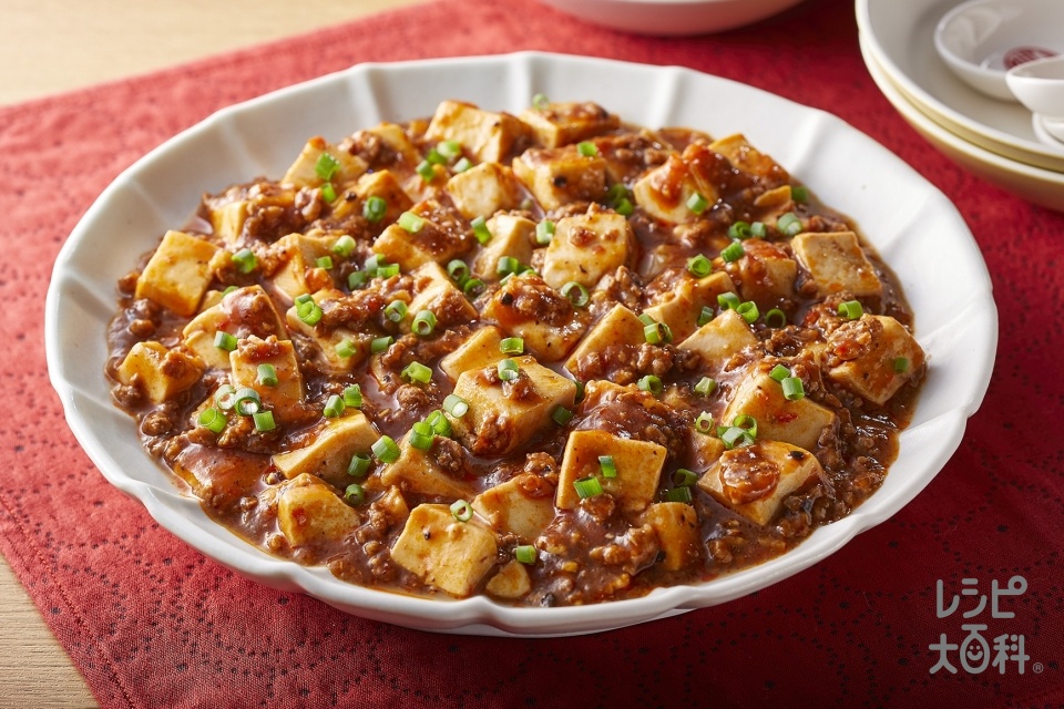 こだわり手作り！麻婆豆腐(木綿豆腐+合いびき肉を使ったレシピ)