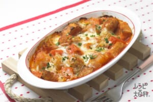 ナイス リメイク!鶏だんごのパングラタン