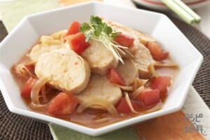 塩鶏の中華風マリネ(トマト+玉ねぎを使ったレシピ)