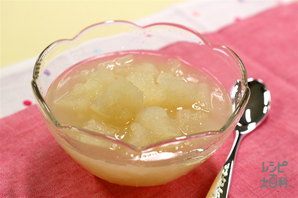梨の食べジャム(梨+レモン汁を使ったレシピ)