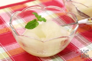 梨のコンポート 白ワイン風味