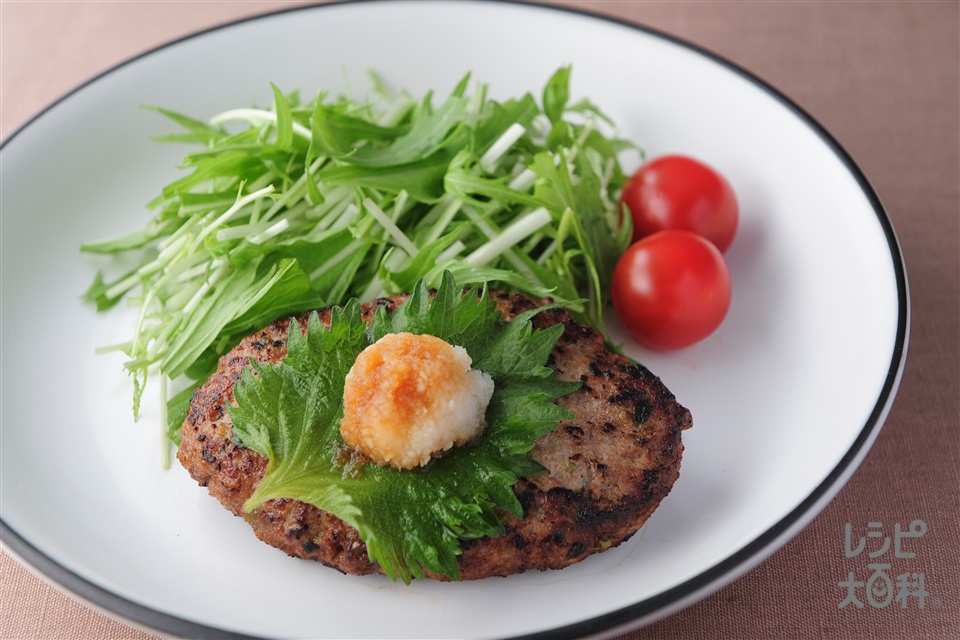 和風ハンバーグのレシピ 作り方 レシピ大百科 レシピ 料理 味の素パーク 合いびき肉や玉ねぎを使った料理