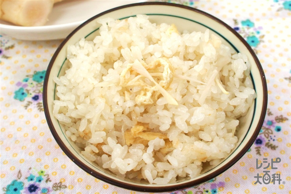 しょうがご飯(米+新しょうがを使ったレシピ)