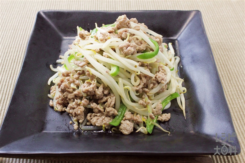 豚ひき肉ともやしの炒め物(豚ひき肉+もやしを使ったレシピ)