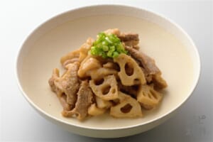 れんこんと豚肉のみそ炒め