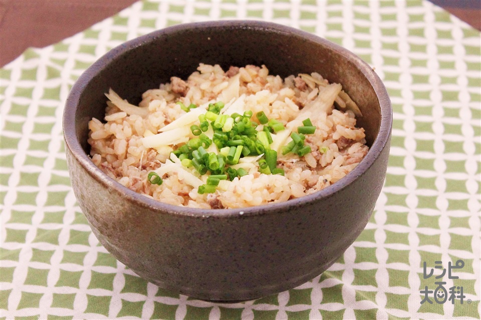 さんまのすり身炊き込みご飯(米+さんまを使ったレシピ)