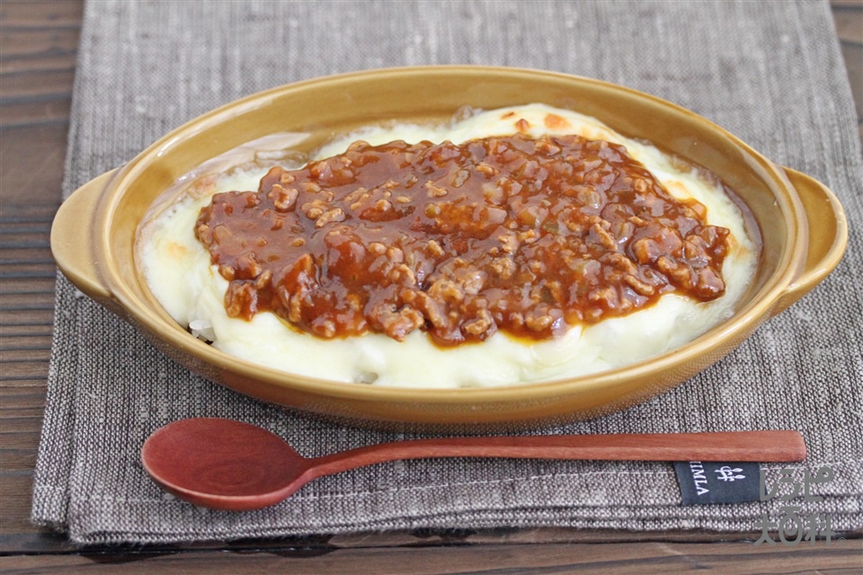 ミラノ風ミートドリア(ご飯+合いびき肉を使ったレシピ)