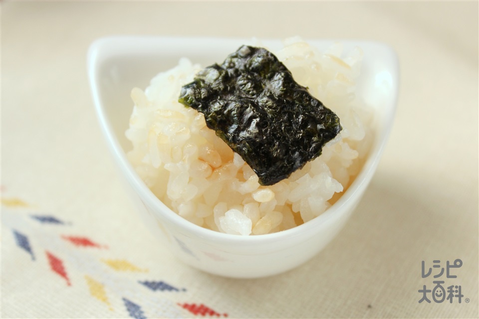 のりごはん(ご飯+のり･おにぎり用を使ったレシピ)