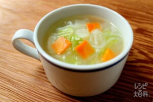 しらたきの野菜スープ