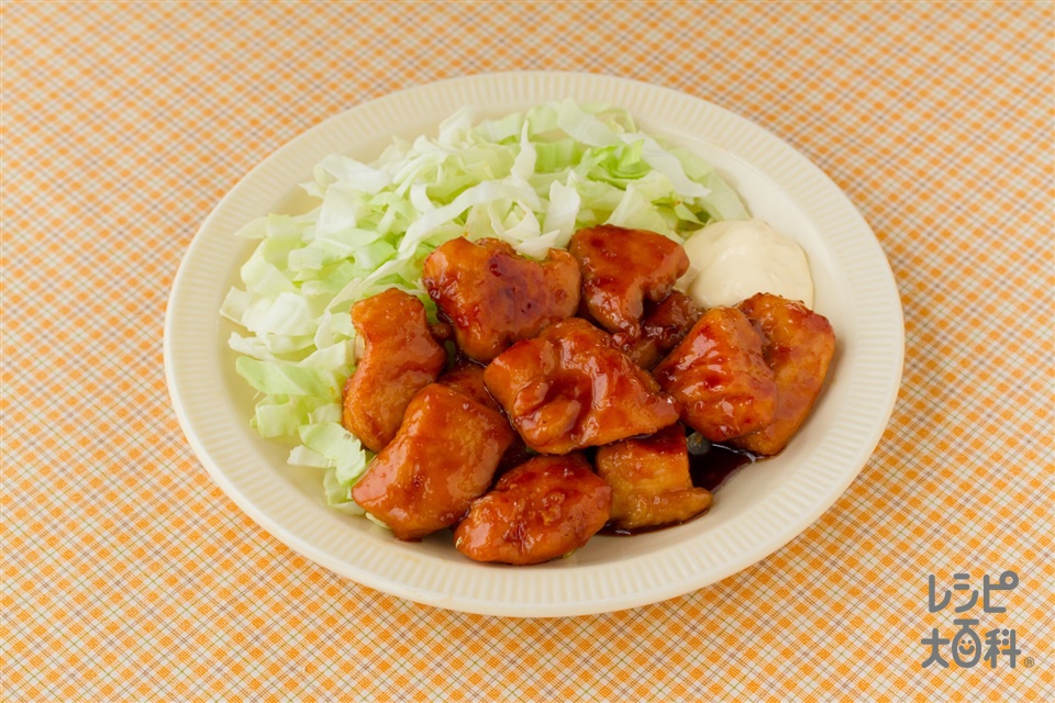 鶏胸肉のうま酢煮のレシピ 作り方 味の素パーク の料理 レシピサイト レシピ大百科 鶏むね肉やキャベツのせん切りを使った料理