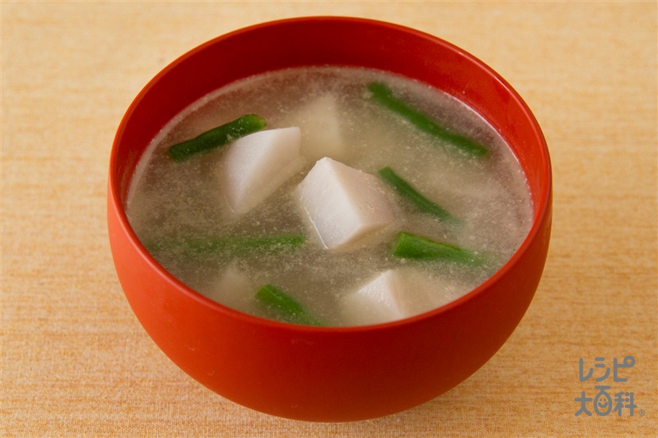 里芋といんげんのごまごま汁(里いも+さやいんげんを使ったレシピ)