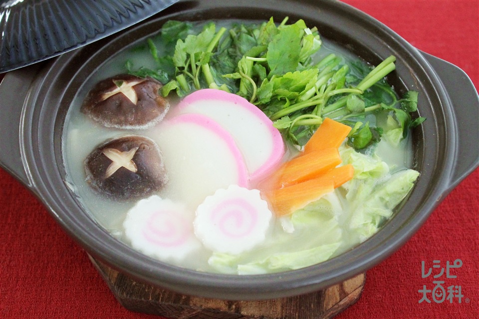 正月明け白湯鍋(鶏もも肉+白菜を使ったレシピ)