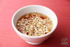 中華屋さんのねぎと生姜のスープ