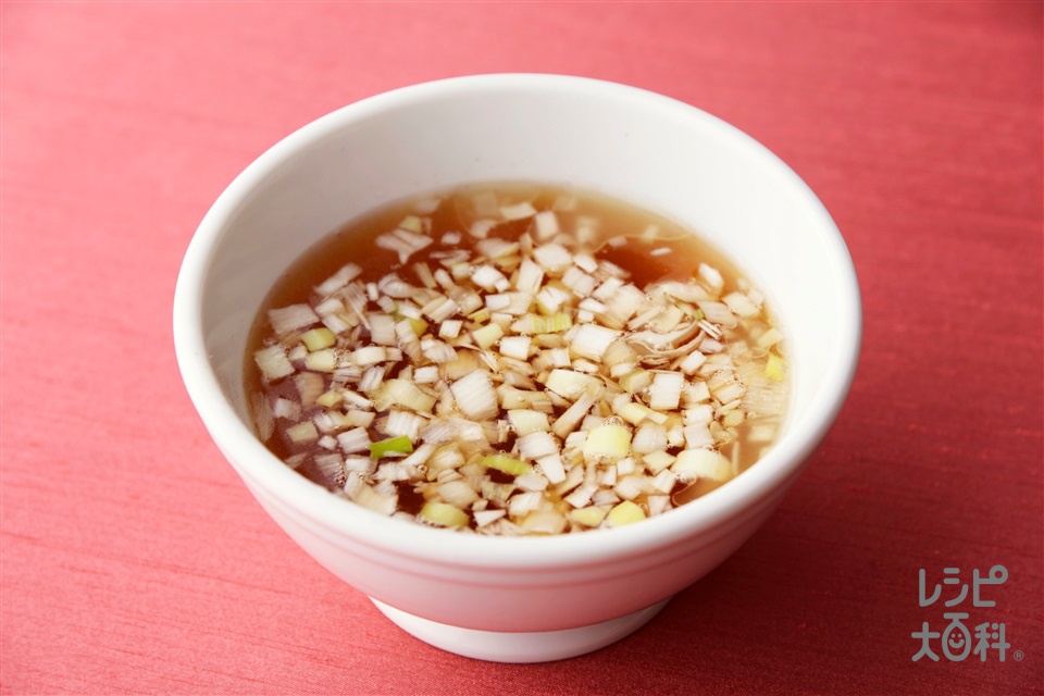 中華屋さんのねぎと生姜のスープ(長ねぎ+しょうがを使ったレシピ)