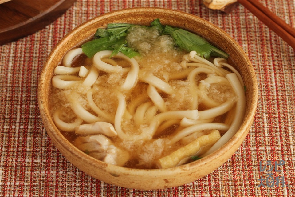 みぞれ鍋シメうどん(冷凍うどんを使ったレシピ)