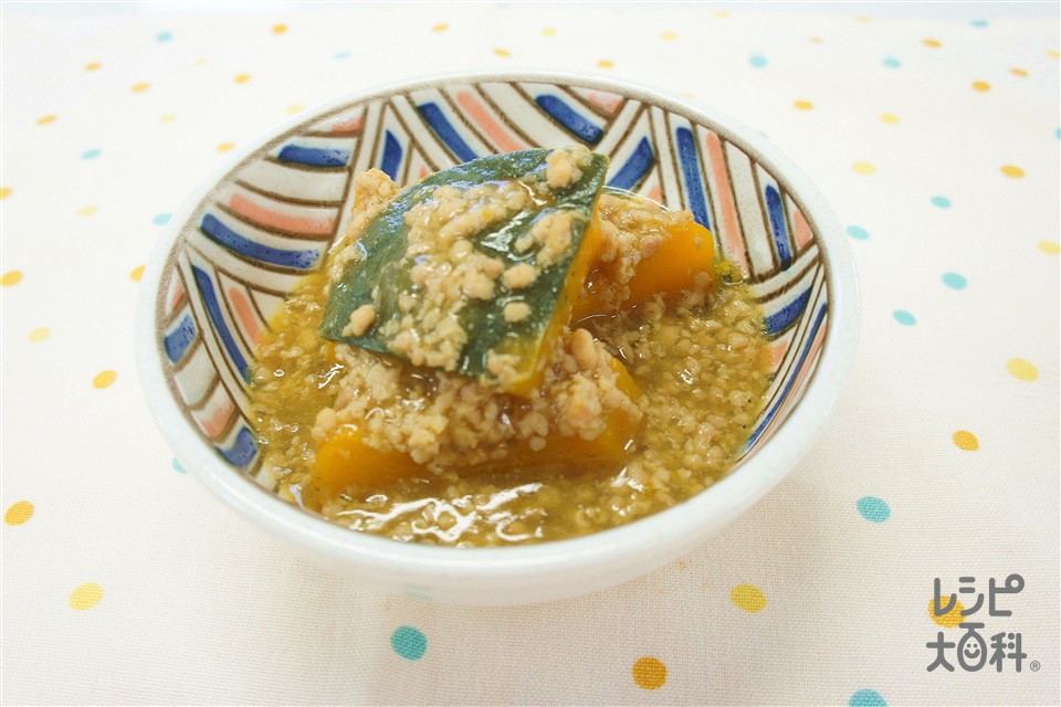 かぼちゃの鶏そぼろ煮