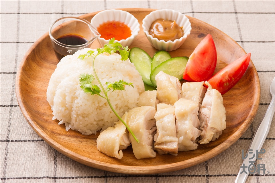 豆乳チキンライス(米+鶏もも肉を使ったレシピ)