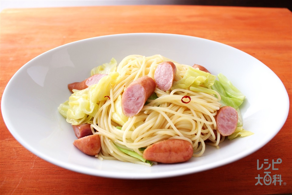 うま塩パスタ ペペロンチーノ風のレシピ 作り方 味の素パーク の料理 レシピサイト レシピ大百科 スパゲッティやキャベツを使った料理