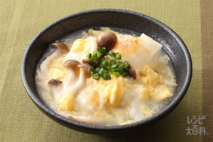 玉子あんかけ餅（鶏だし・うま塩）