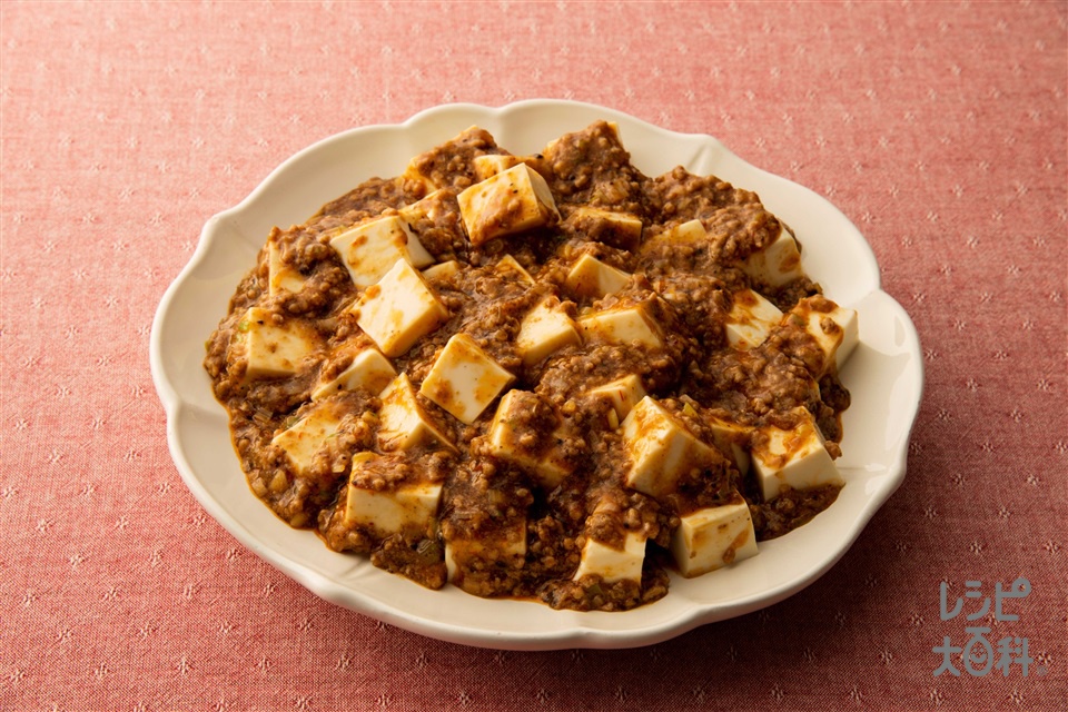 簡単手作り!「赤・麻婆豆腐」(絹ごし豆腐+豚ひき肉を使ったレシピ)