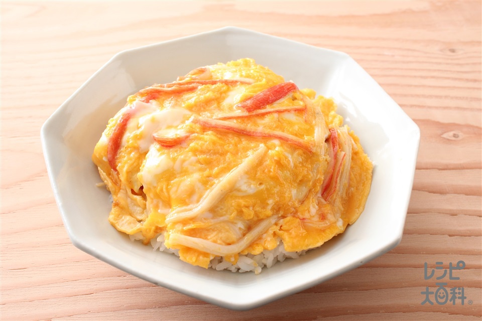 カンタン天津飯(卵+温かいご飯を使ったレシピ)