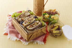 秋のホットサンド弁当