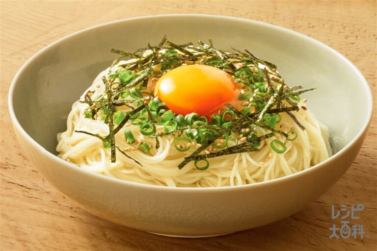 鶏だし香る！かま玉そうめん