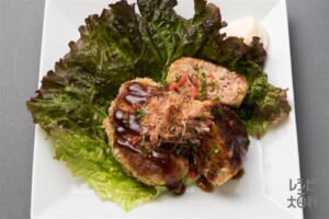 フライパンで簡単!お好み焼き風メンチカツ